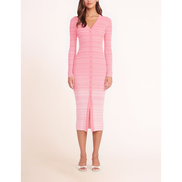 Staud 'Shoko' Pink Viscose Sweater Size XS